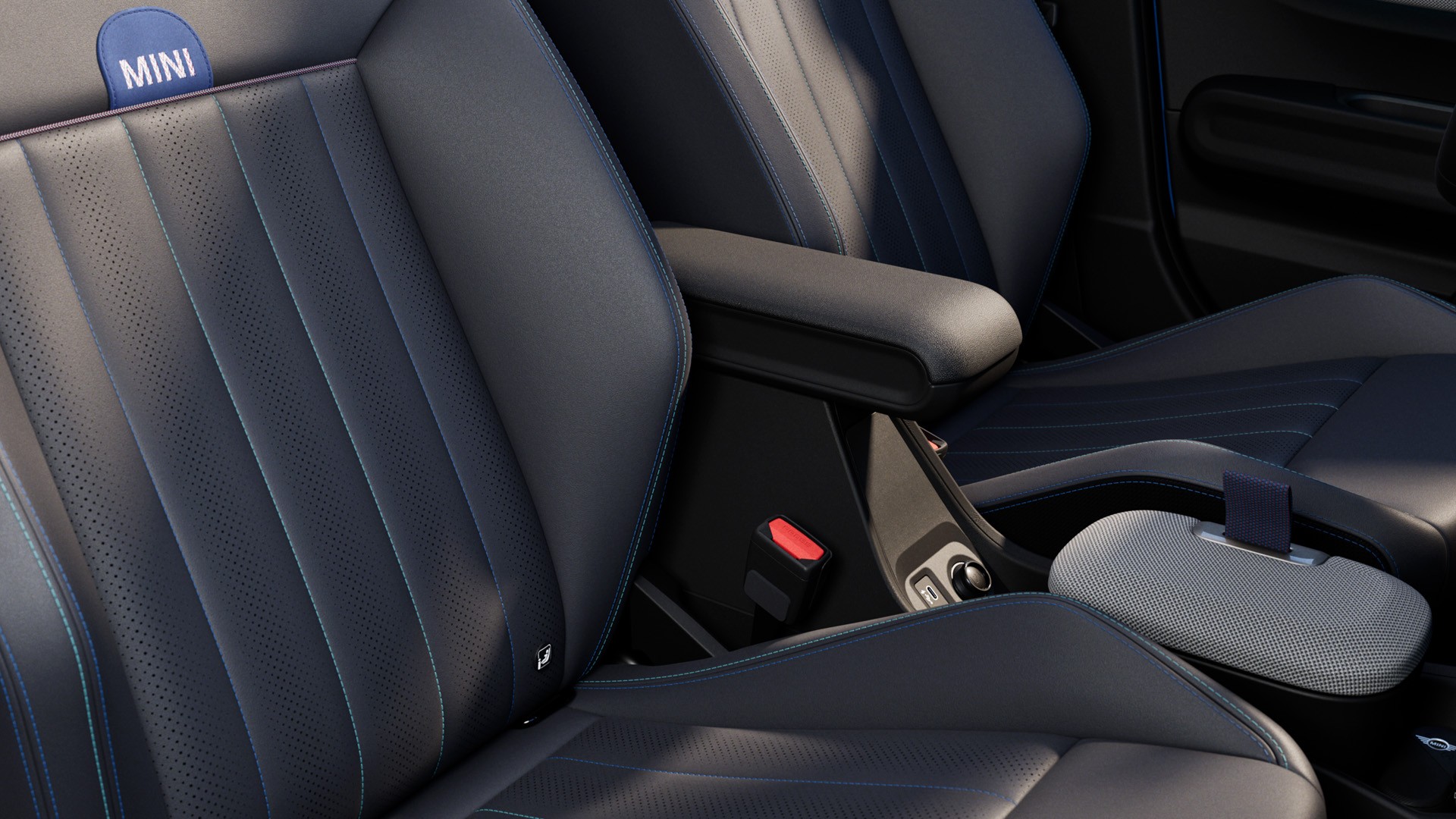 5-дверний MINI Cooper - інтер’єр - сидіння – оббивка